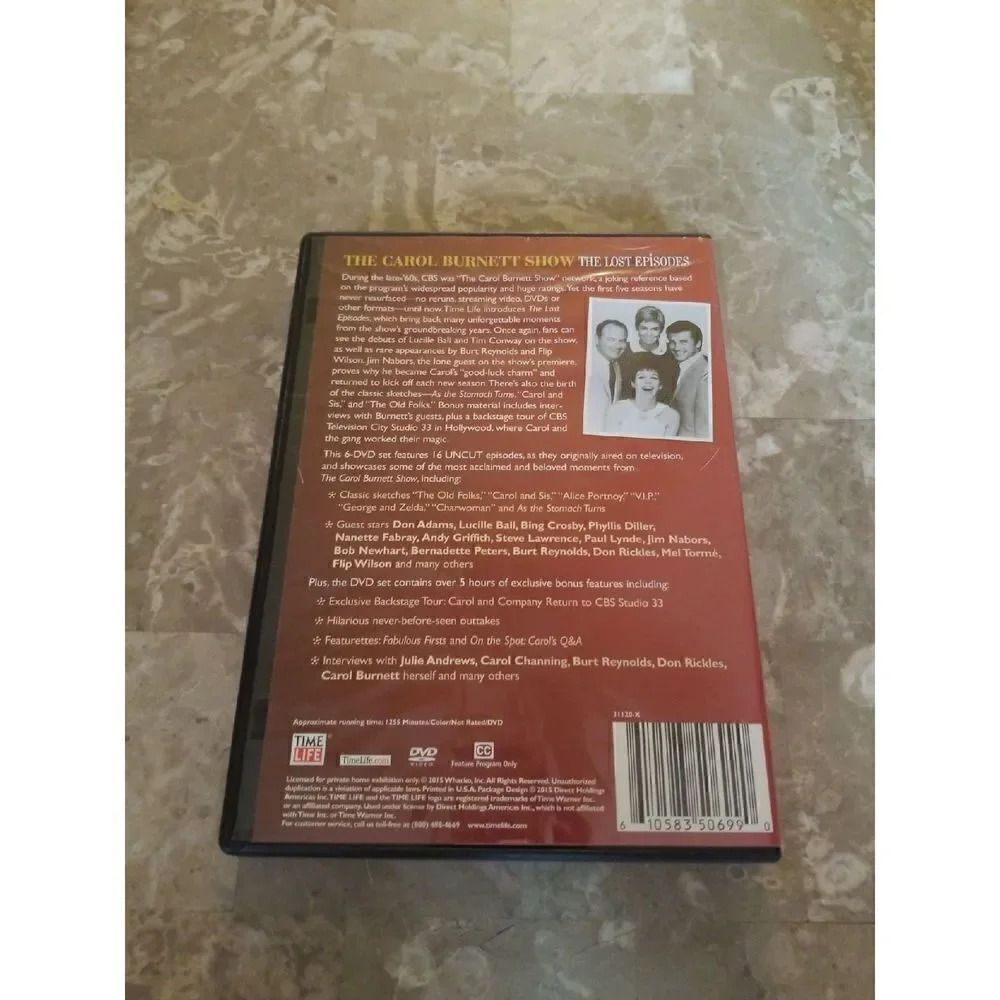 The Carol Burnett show the lost episodes Dvd - Picture 2 of 2